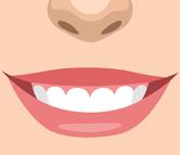 Felnőtt női egyenes fogsor fogszabályozás után